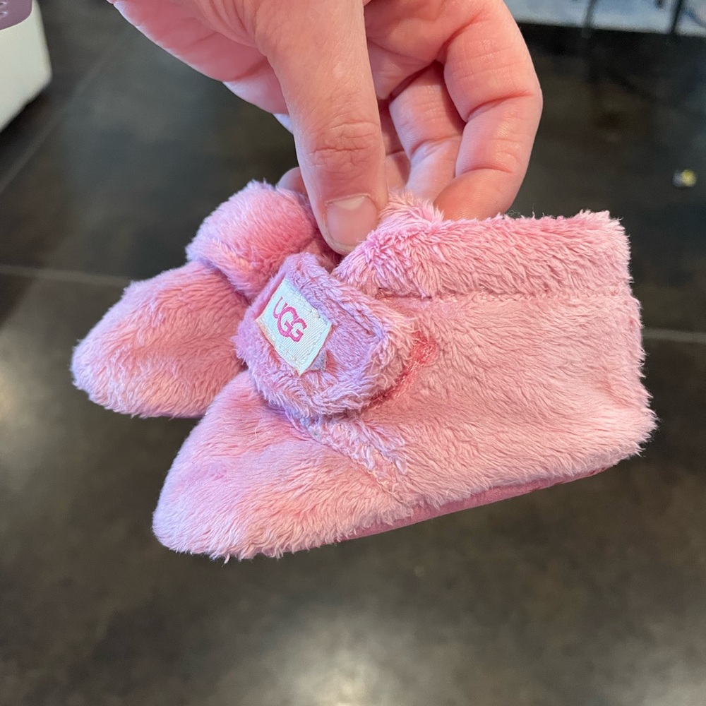 UGG Pink Baby Booties